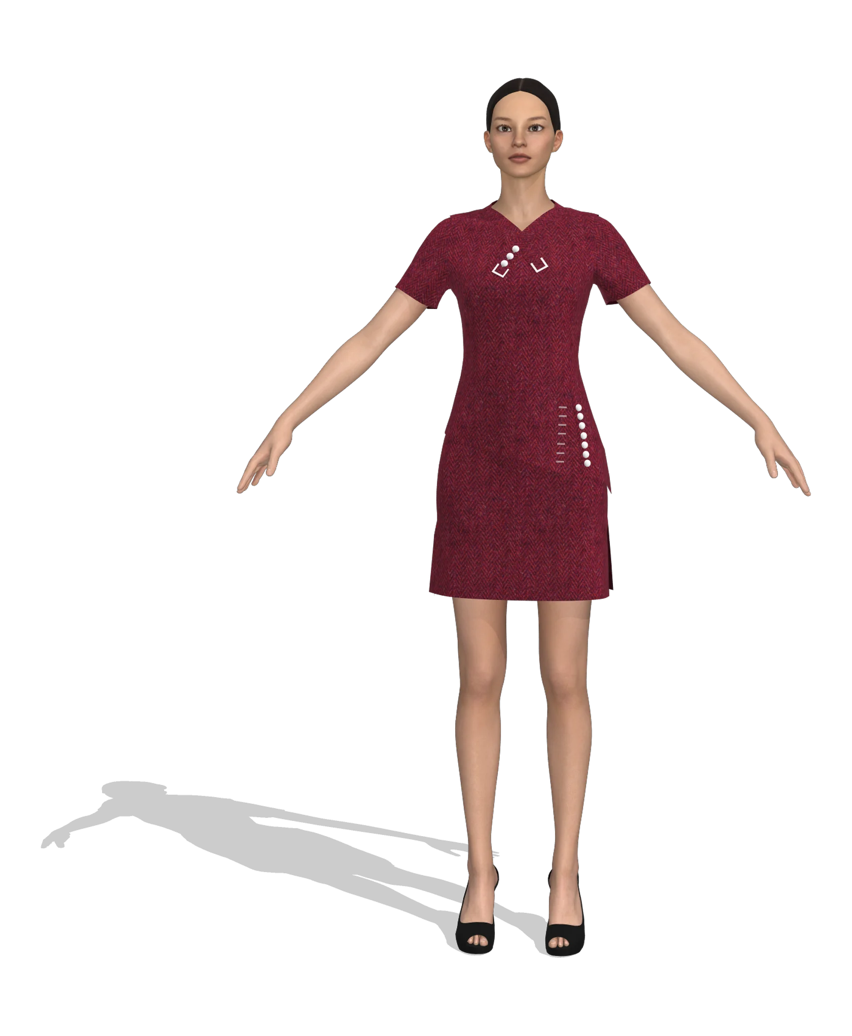 KDscion w202 sleeveless top-quarter sleeve base duo-suit